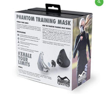 Charger l'image dans la galerie, MASQUE D'ENTRAINEMENT PHANTOM NOIR / ARGENT قناع تدريب فانتوم أسود / فضي