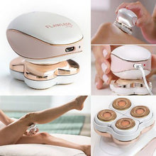 Charger l'image dans la galerie, Rasoir Épilateur Electrique sans douleur Silk à 4 Têtes (Lames) Flawless Legs بدون آلام سيدتي