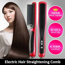 Charger l'image dans la galerie, Hair Straightener ASL-908: Brosse Lissante et chaufante فرشاة التنعيم والتسخين