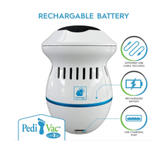 Charger l'image dans la galerie, Éliminateur de calus Pedi Vac avec aspirateur intégré