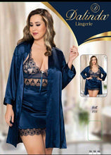 Charger l&#39;image dans la galerie, Nuisette 2 pcs , collection raffinée, Bleu
