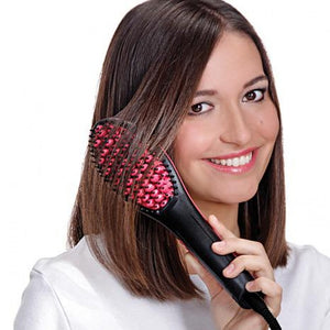 Brosse à lisser électrique numérique en céramique Simply Straight